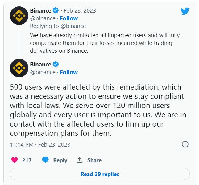 binance twitter